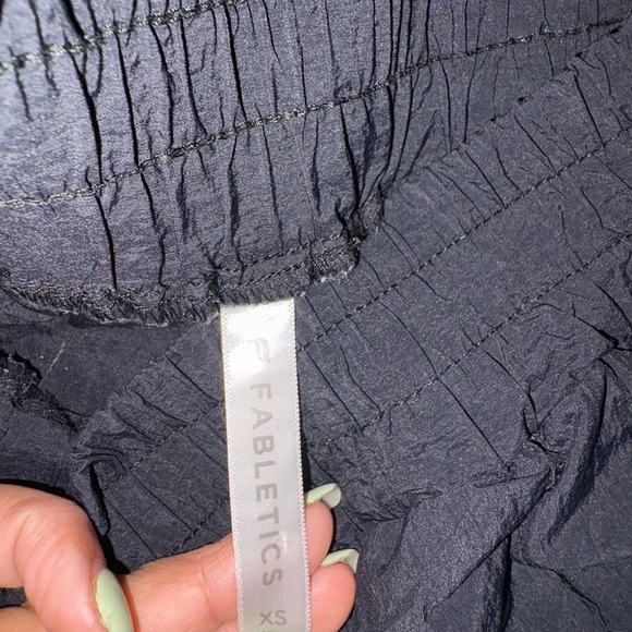 Fabletics Black and Red Track Pants with Elastic Cuffs - Picture 4 of 7